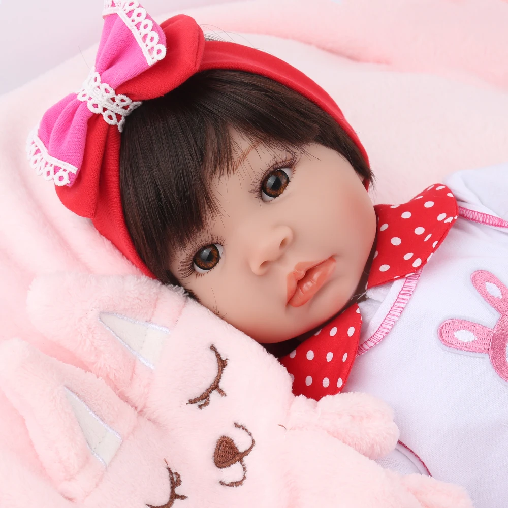 KAYDORA Reborn Baby Doll реалистичные Bebe Boneca мягкая виниловая очаровательная девочка милая 22 дюймов День рождения Рождественский подарок для детей