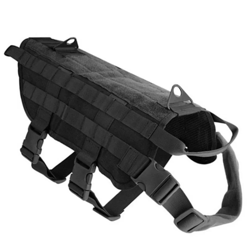 Тактический Жилет для собак Harnes s M ilitary Molle камуфляжная шлейка маленьких средних и