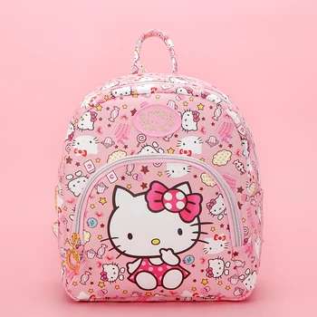 

Cartoon Cute Hello Kitty Backpack women Hellokitty schoolbags girls primary School Bags for children Gifts