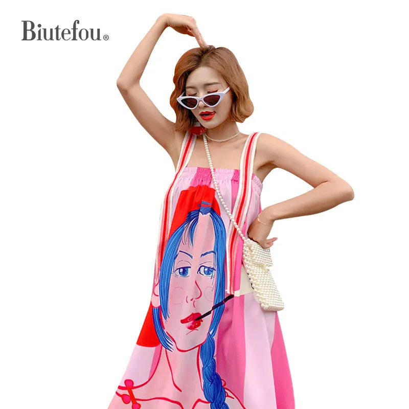 

2019 Summer sleeveless long dresses fashion lace patch designs women dresses