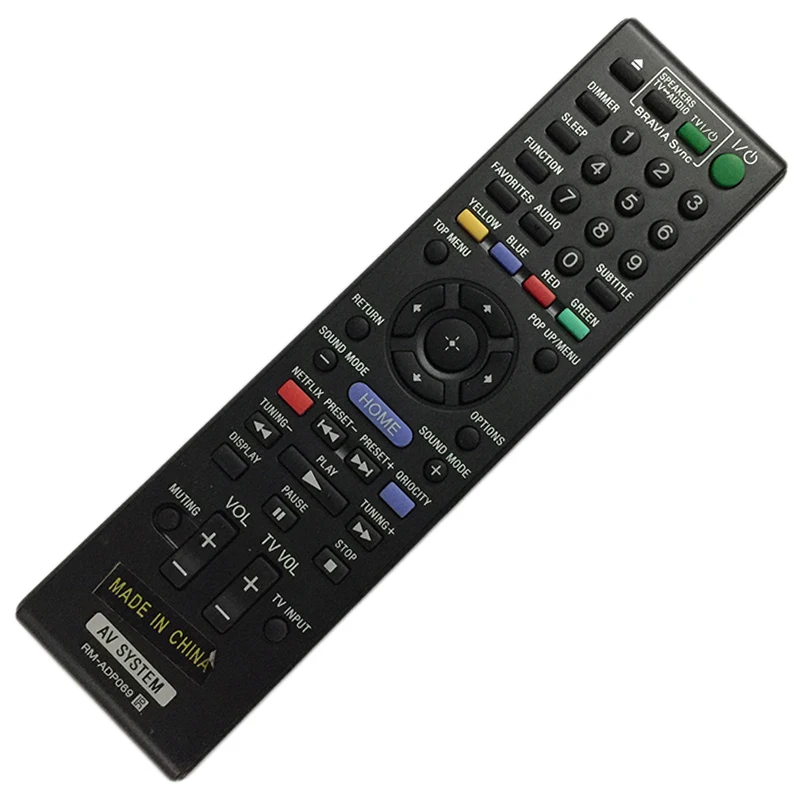 

Remote Control For SONY AV RM-ADP089 RM-ADP090 HBD-E2100 DBD-E3100 BDV-E4100 BVD-E6100
