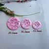 60pcs 20mm 17mm 14mm Mixed Colors 2 holes Flower Pattern Resin Buttons Kids Sweater Cardigan Sewing Accessories Loose Button 4