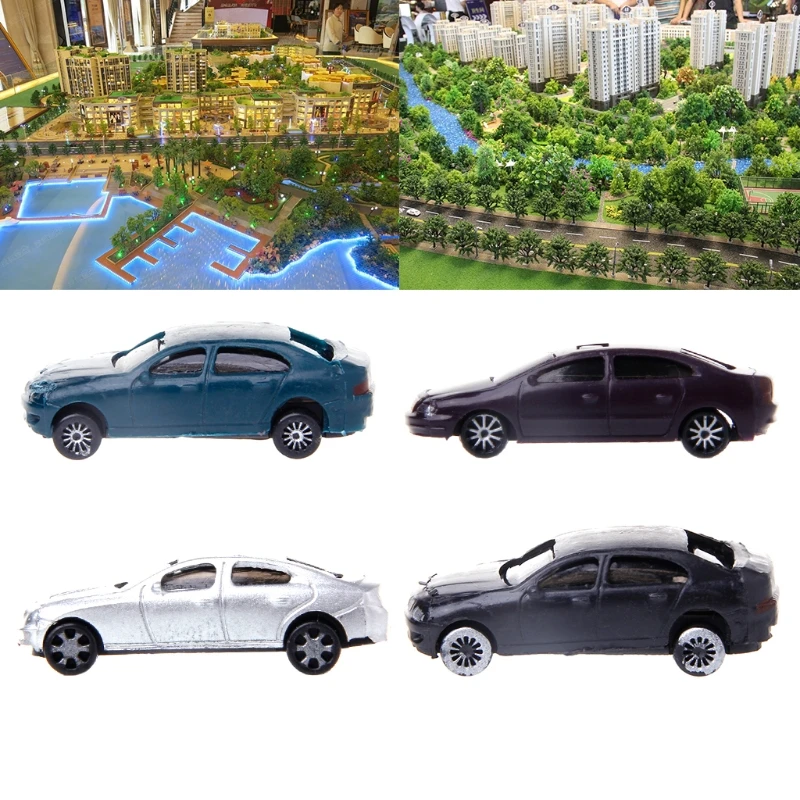 Новый 10x1: 100 Окрашенные модели автомобилей макет здания HO макеты зданий игрушка