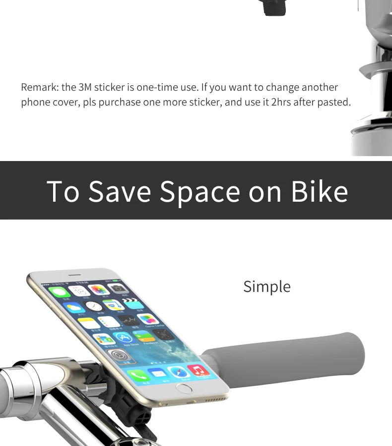Perfect Gaciron H03 Bicycle Bike Phone Holder Road Bike Mobile Phone Handlebar stand Rotation Holder Mount Ride Bike accessories 5