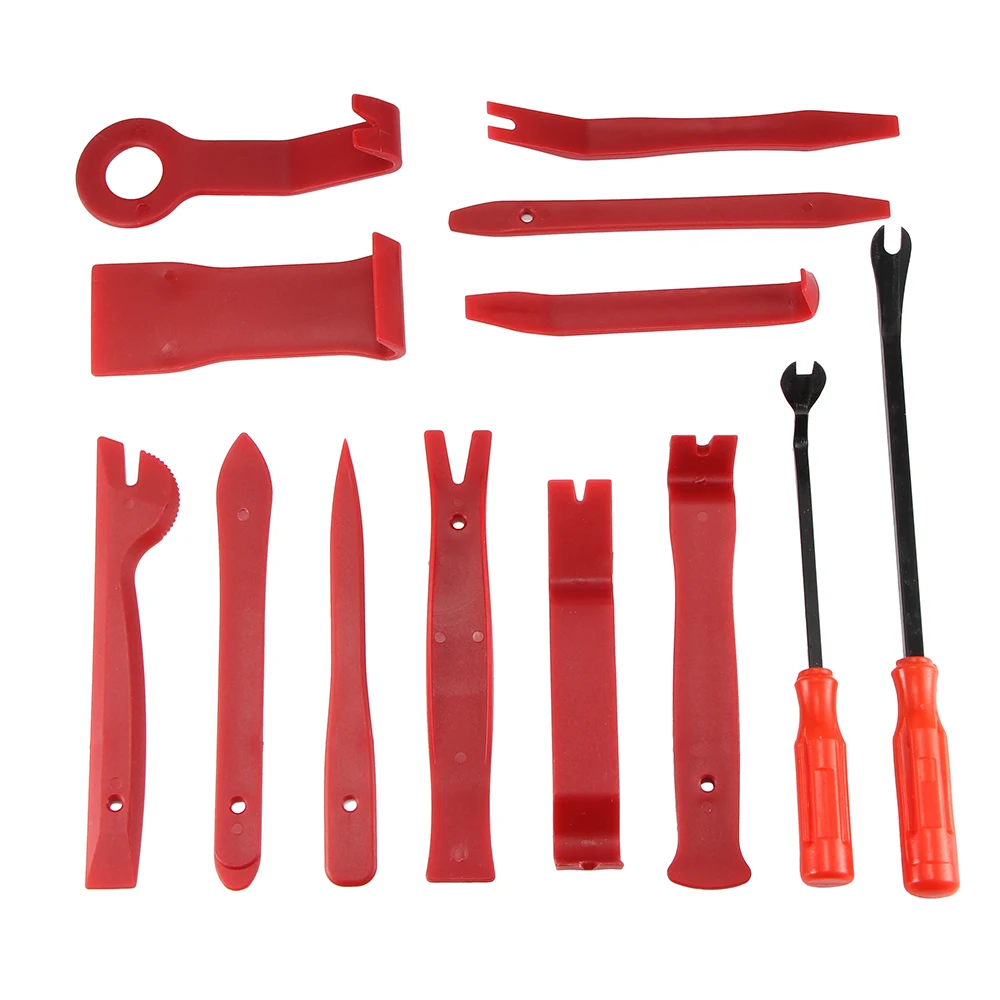 

4/5/7/12/13 Pcs Auto Car Stereo Trim Dashboard Interior Door Clip Panel Remover Pry Opening Tool Kit Screwdriver Repair Tool Set