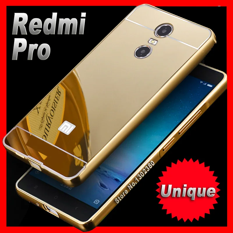 Чехол для Xiaomi Redmi Pro тонкий алюминиевый роскошный металлический каркас чехол RedmiPro