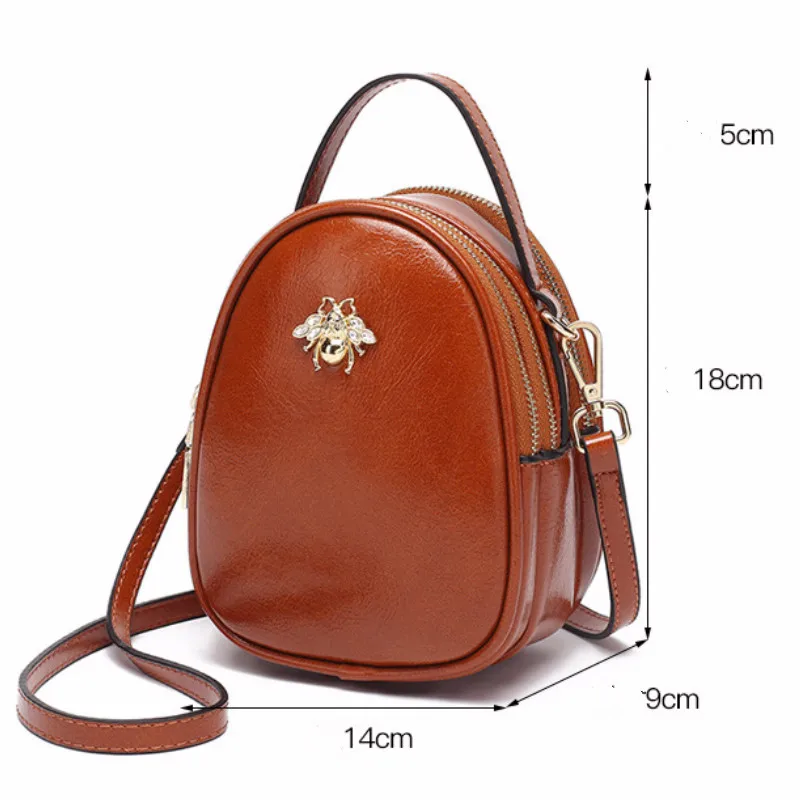 2018 Summer new fashion wild handbag small casual faux leather shoulder diagonal bag vintage ...