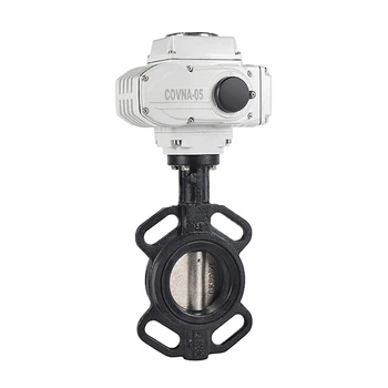 

DN50~DN300 2"~12" Casting Iron Wafer Electric Motor Operated Butterfly Valve Pump industry Motorized Acuator Butterfly Valve