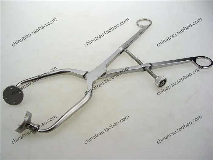 médico ortopédico, lente reta de redução, 28cm