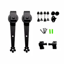 LWZH Sliding Barn Door Roller Sliding Closet Door Rail Track Roller for Interior Sliding Barn Door