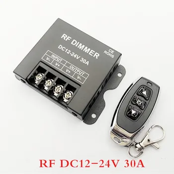 

DC12-24V 8A 20A 30A 3Key LED Single Color LED Dimmer Controller with RF Wireless Remote for Single Color LED Strip Light
