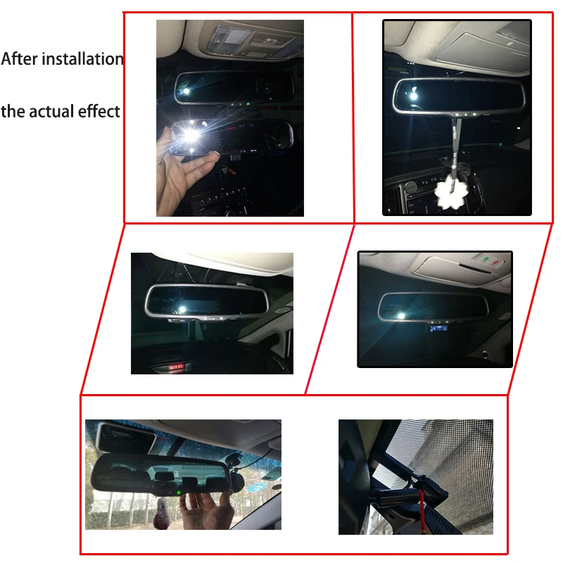 Автомобильное электронное авто затемнение внутреннее зеркало заднего вида со специальным кронштейном для Honda CRV CIVIC Toyota hyundai Kia VW Ford
