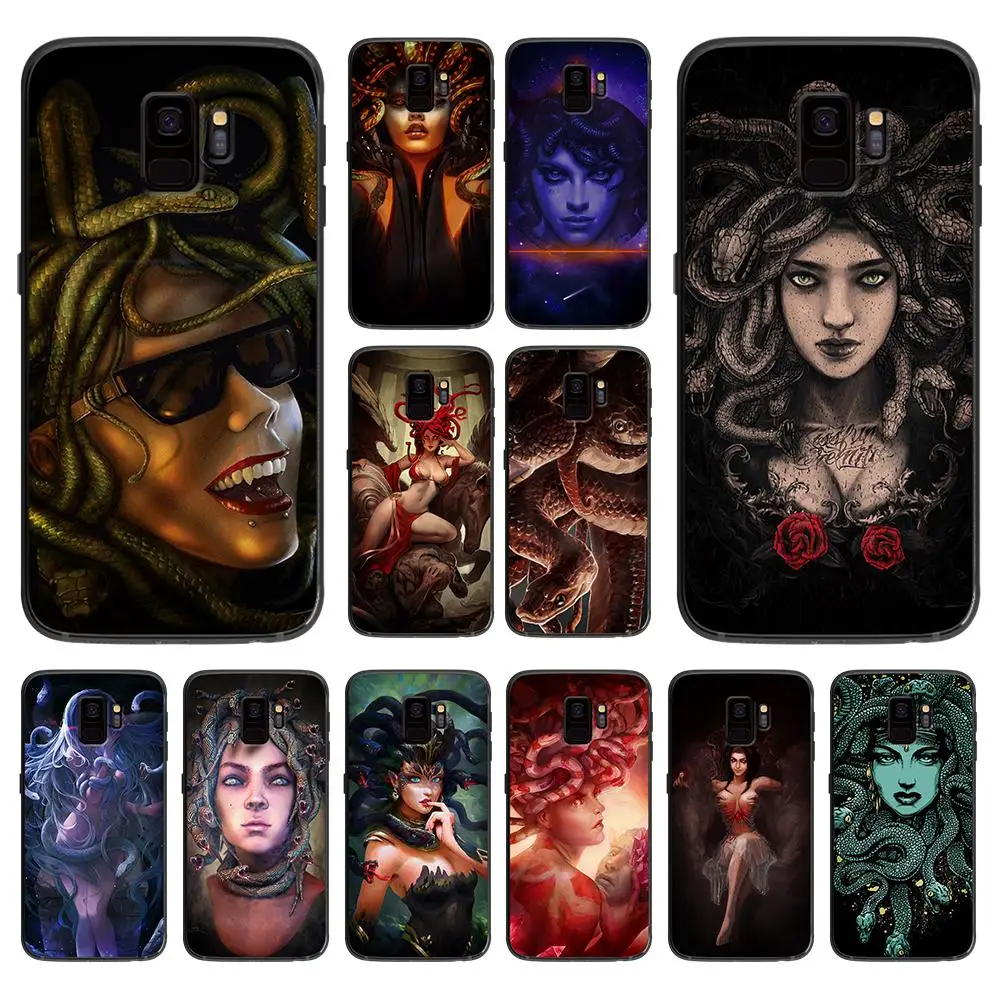 

The sexy and beautiful witch medusa soft phone cover case for Samsung Galaxy S6 S7 S8 S9 S10e Plus Note 8 9 CASES