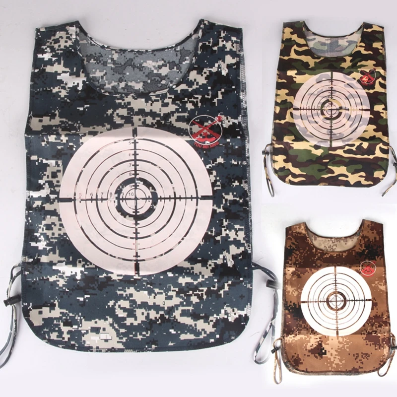 New Tactical Shooting Target Vest Adjustable Paintball Camo Vest For