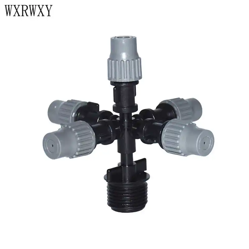 wxrwxy فوهة التغشية رذاذ الماء رذاذ رذاذ للحديقة الري بالتنقيط لحديقة الدفيئة وعاء النبات سقي 2 قطعة رذاذ رذاذ الماء