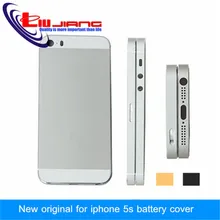 High Quality Space Gray White Gold Metal Housing Battery Door Back Cover Middle frame Side button For iPhone 5S & IMEI