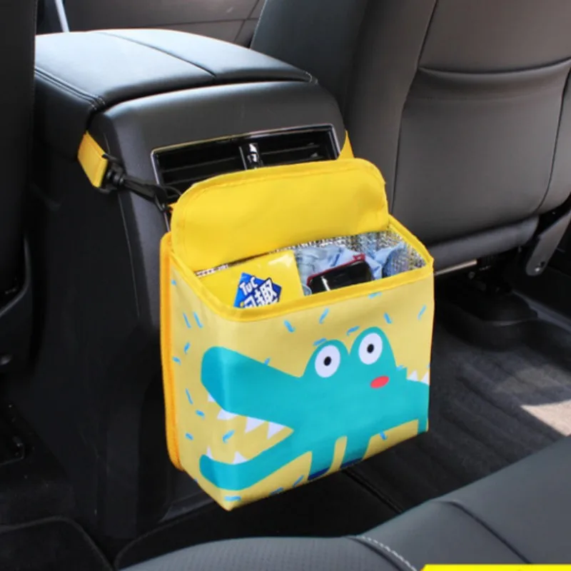 Автомобильный мусорный бак водонепроницаемый прекрасный мультфильм автомобильный держатель может мусорный ящик держать в чистоте в автомобиле коробка для хранения сумка классный стильный подарок для девочки