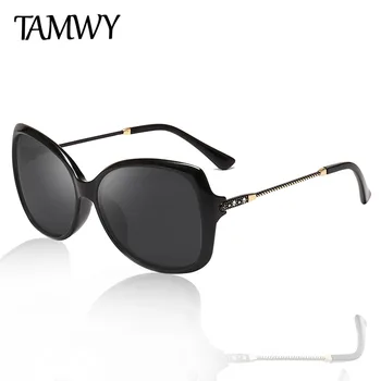 

TAMWY BRAND DESIGN Luxury Women Polarized Sunglasses 2019 Lady Sun glasses Female Rhinestone Temple Shades Eyewear UV400 T2219