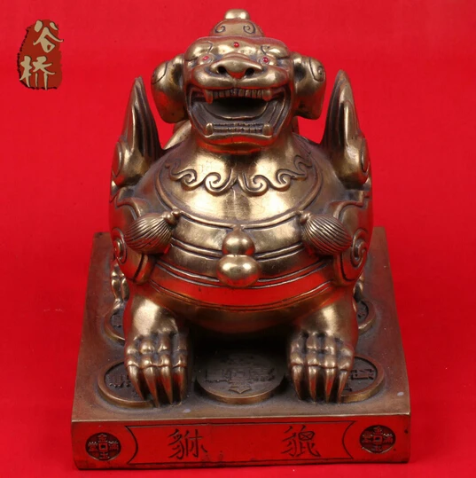 

B0601 418Bronze sculpture, evil spirits lucky pi xiu decoration pi xiu pi xiu accessories bronze sculpture, decoration statue
