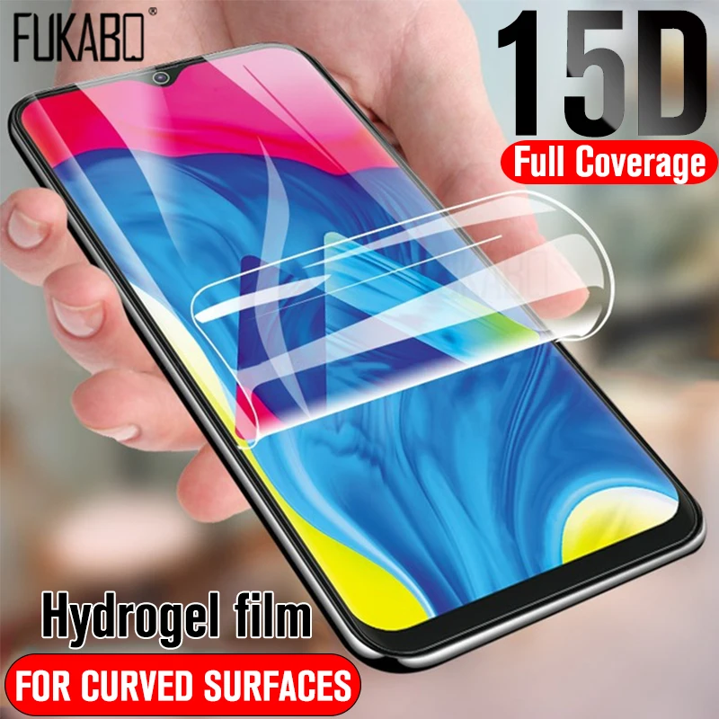 

15D Hydrogel Protective Film For Huawei P20 Lite P30 Pro P smart 2019 Screen Protector For Huawei Honor 10 9 Lite 8x Not Glass