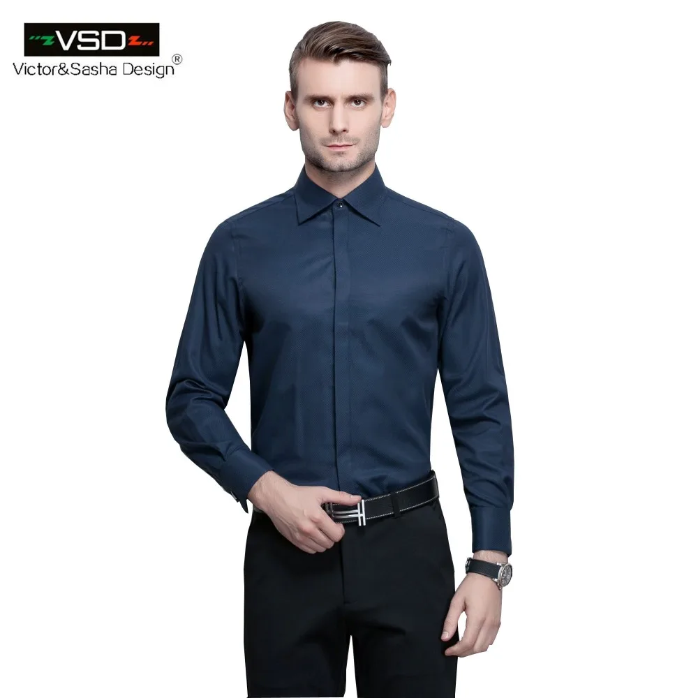 Online Get Men Office Fashion Aliexpress Alibaba Group Vsd 2017 New Italian Fashion Slim Fit Soild Men S Office Shirts Long Sleeve Turn Down