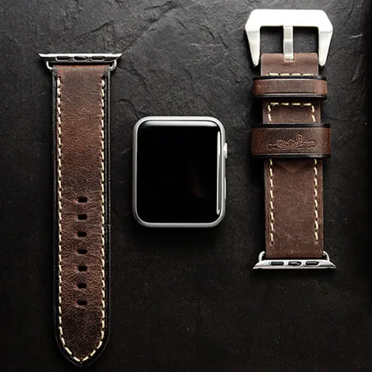 Ремешок для часов apple watch series 1 2 3 из натуральной кожи|leather band strap|strap for watchwatch strap |