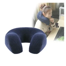 Smelov U-shaped Neck Pillow U Shaped Memory Foam Travel Air Plane Home Pillow Neck Head Support Office Cushion for Men and Women travel pil gel mf langria u shaped memory foam travel neck pillow with cooling gel technology for airplane car train home office napping reading and leisure