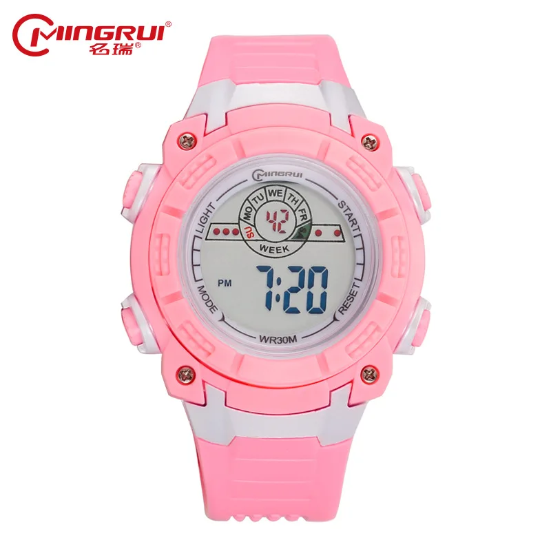 MINGRUI Watch Children Girls Boys Waterproof Silicone Sport Watches Students Kids Fashion LED Digital Watches Alarm Hour Clock MINGRUI Watch Children Girls Boys Waterproof Silicone Sport Watches Students Kids Fashion LED Digital Watches Alarm Hour Clock