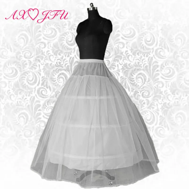 Подъюбник AXJFU платье на свадьбу 3 ряда можно использовать внутри|wedding dress