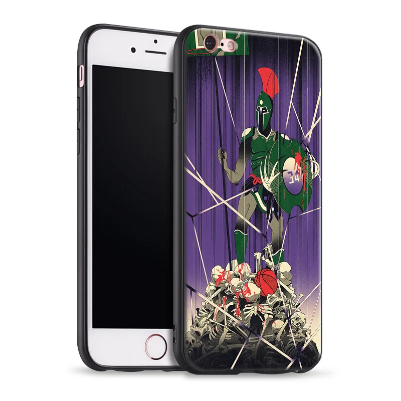 

Ukiyo-e Roman warrior Basketball Tpu Soft Silicone Phone Case Cover For Apple iPhone 5 5s Se 6 6s 7 8 Plus X XR XS MAX