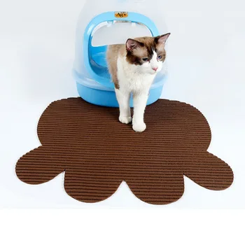 

Cute Puppy Kitty Dish Feeding Bowl Place mat Non Slip Cat Litter Mat Pet Dog Tray Mat Pet Food Bowl Pad Cat Litter Trapping Mat
