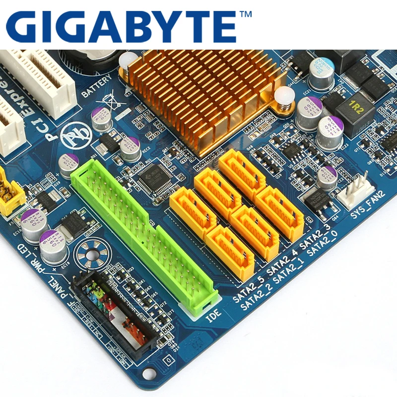 GIGABYTE GA EP43 DS3L настольная материнская плата P43 Socket LGA 775 для Core 2 Pentium D DDR2 16G ATX