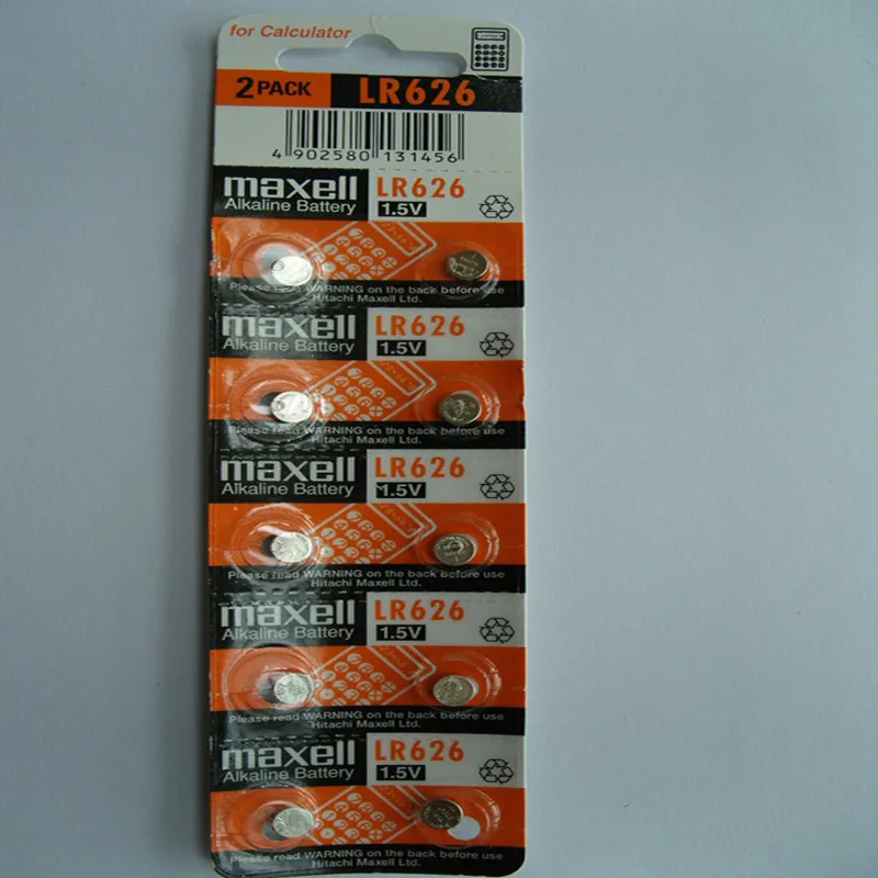 wholesale! 10pcs per lot MAXELL LR626 LR66 AG4 377 177 1.5V alkaline