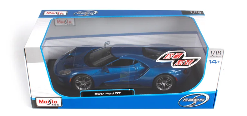 Maisto 1:18 Ford GT спортивная машина литая под давлением модель автомобиля игрушка Новинка в коробке 31384 Синий Желтый Серебряный три цвета на выбор