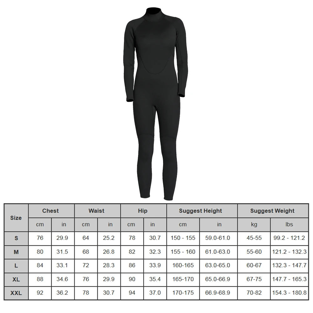 Мужской женский водолазный костюм 2 мм, гидрокостюм для всего тела, S-XXL, для плавания, серфинга, дайвинга, Сноркелинга, спортивный костюм с молнией на спине MY057, водолазный костюм