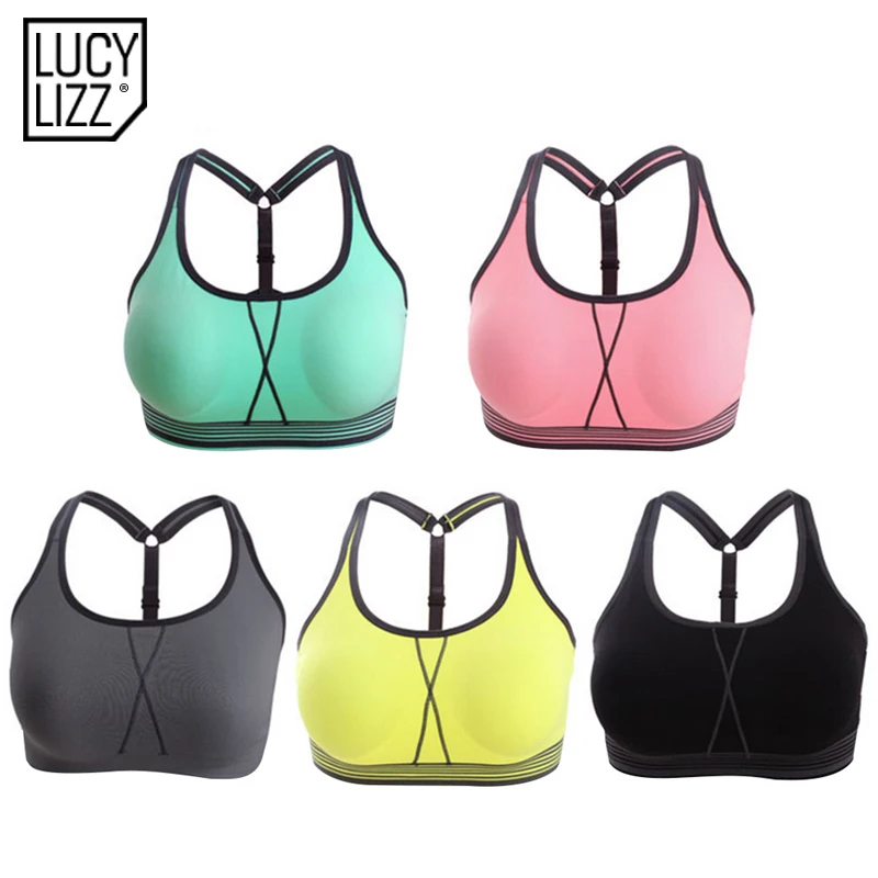 2017 Sexy Backless Sports Bra Womens Fitness Gym Yoga Bras Tops Running Padded Workout Athletic