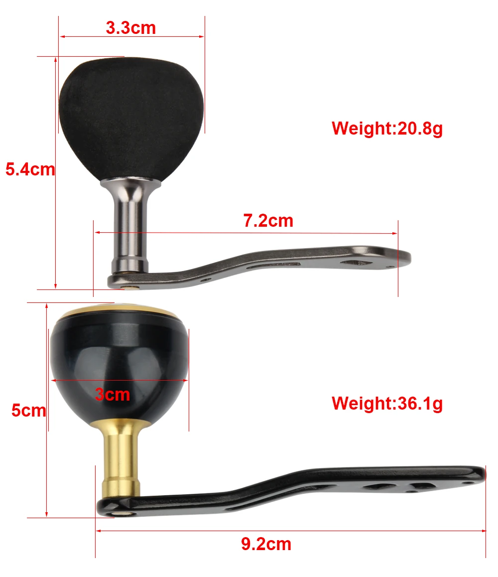 RoseWood Fishing Reel Handle Metal EVA Knobs DIY For Shimano Daiwa Abu Garcia Casting Jig Reel Handles Accessories  (6)