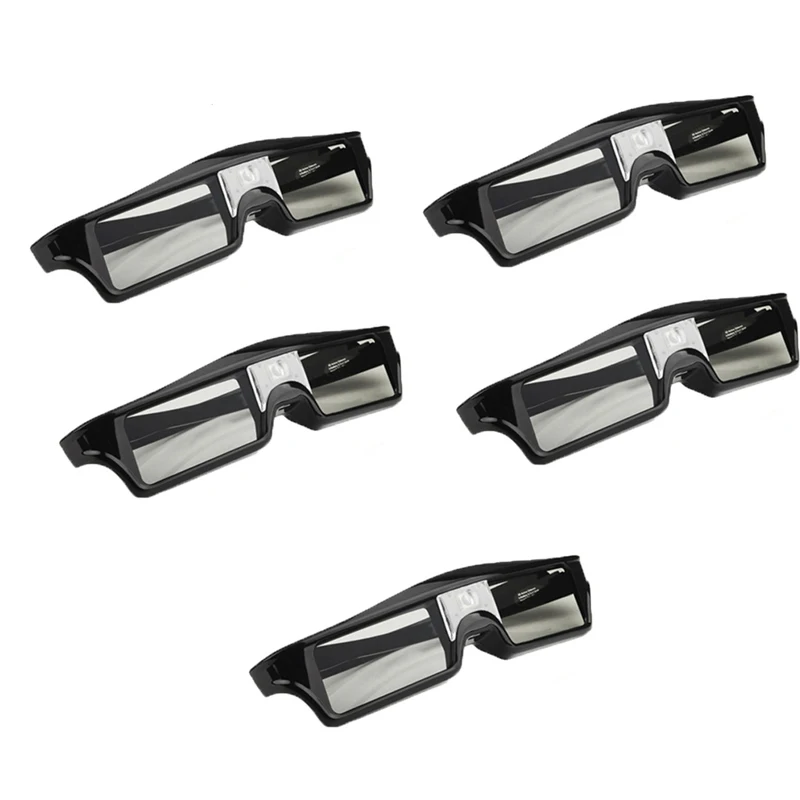 Универсальные активные 3d очки для samsung Dlp Link, активные 3D очки с затвором, Dlp для EPSON, LG, Optoma, Panasonic, DLP Link, проектор - Цвет: 5pcs