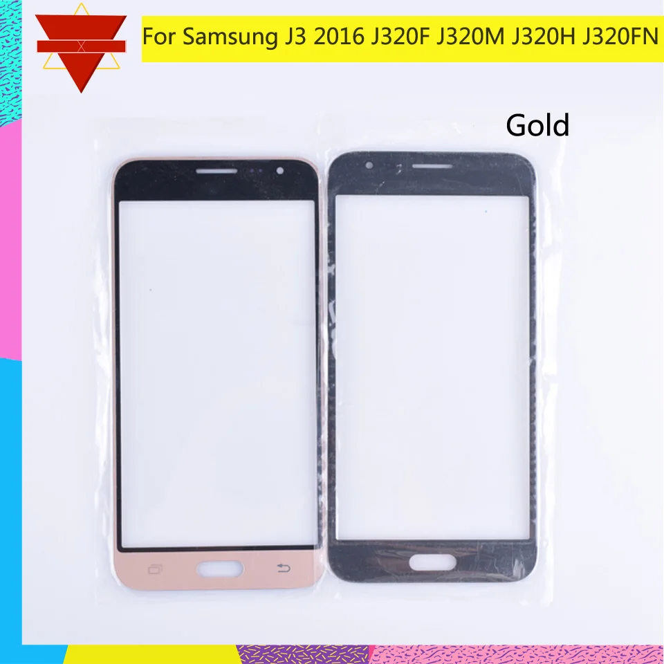 10 шт./лот для Samsung Galaxy J3 2016 J320F J320M J320H J320FN J300 SM J3109 сенсорный экран Переднее внешнее