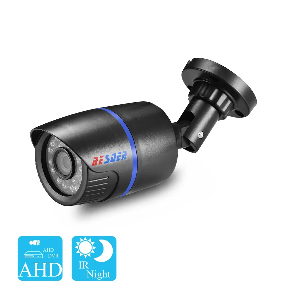 

BESDER 720P AHD Camera Full HD 4 PCS Array IR LED 20 Meter IR Distance CCTV Outdoor Video Street Security AHD Camera