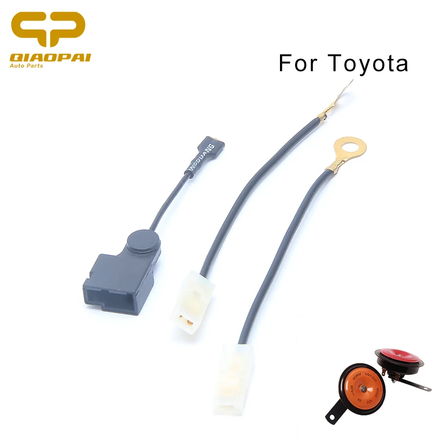 

Universal Car Snails Horn Dedicated Horn Socket Conversion plug Loudspeaker Socket Accessories For Toyota Camry RAV4 Corolla