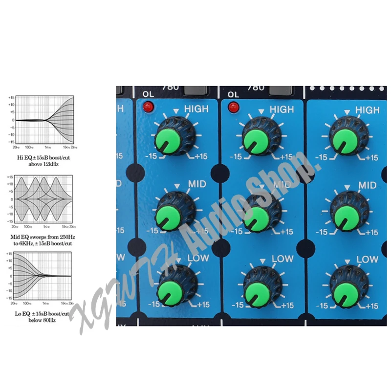 12 Channel Audio Sound Stage Wedding Mixer with