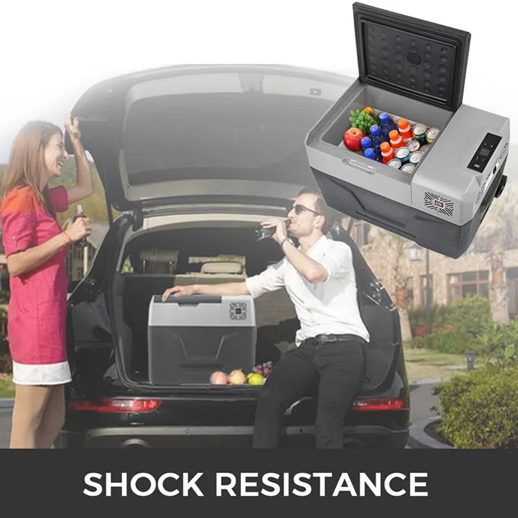 #Special Offers CAR & HOME USE 30L Compressor Portable Small Refrigerator Cooler Freezer Home And Car Vehicular Fridge