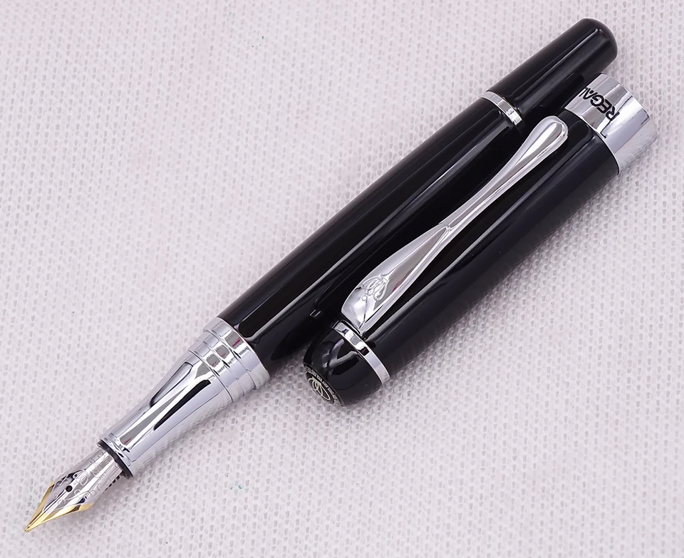 Regal 69 Black Metal Copper Fountain Pen Andrew Series Office Writing Ink Pen