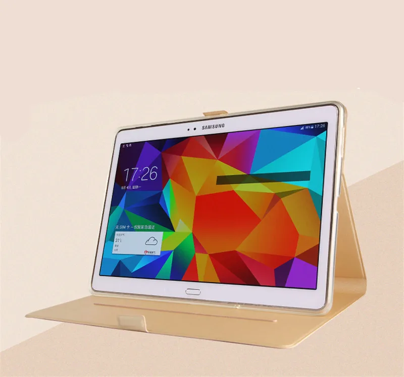 Ультратонкий флип чехол из полиуретановой кожи для планшета samsung Galaxy Tab S 10 5 T800 T805