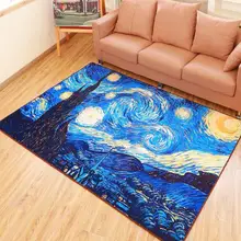 Звезды абстрактное искусство живопись фланелевые коврики Противоскользящий ковер напольный коврик напольные коврики передняя дверь домашний коврик для входа 8 Типы ковриков