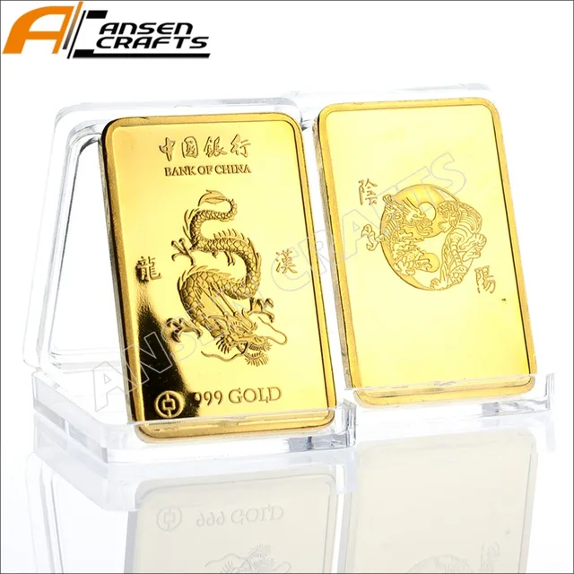 人気ブランドの新作 中国銀行 999 AliExpress - 金地金インゴットバー コレクション