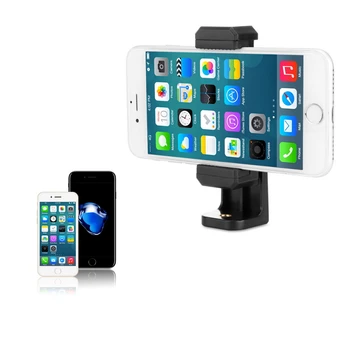 

Universal Tripod Mount Cell Phone Clip Horizontal Vertical Bracket Smartphone Clip Holder 360 Rotation Adapter For iPhone Phone