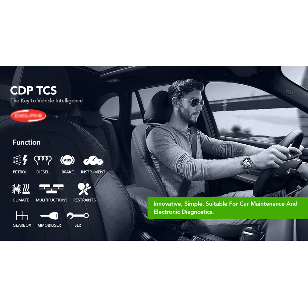 CDP TCS CDP Pro OBD2 Bluetooth. R1 бесплатно активный для автомобилей/грузовиков OBD2 диагностический инструмент OBDII считыватель кодеров с автомобильными кабелями