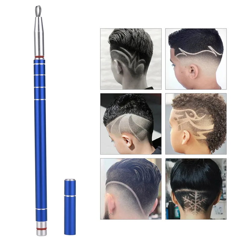 

Multifunction Magic Engraved Pen Stainless Steel Haircut Razor Shaving Pen For Barber Hairdressing Scissors Eyebrow Beard Trimer